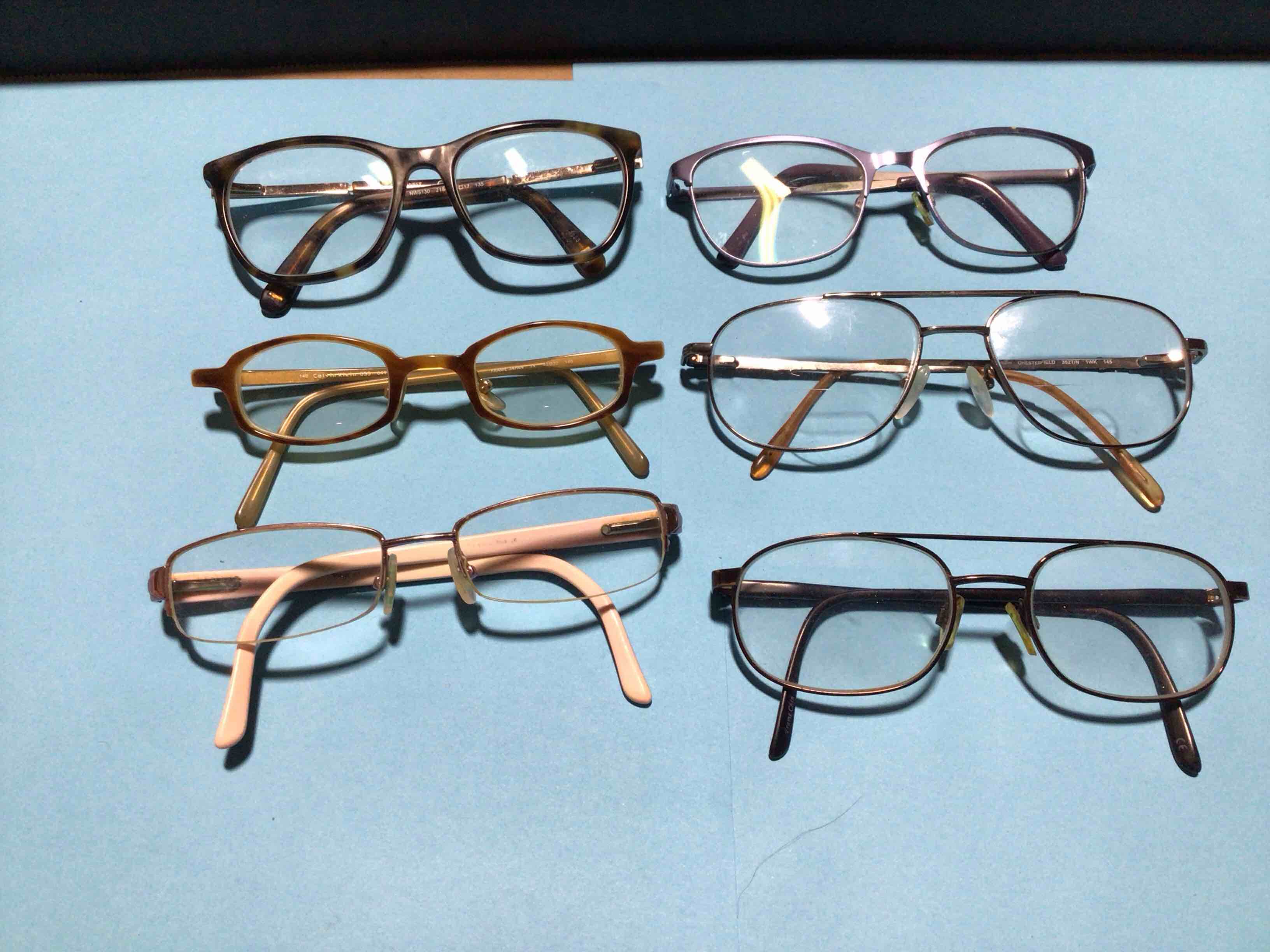 Condition photo showing item condition for Pack of 6 Assortment of prescriptions glasses