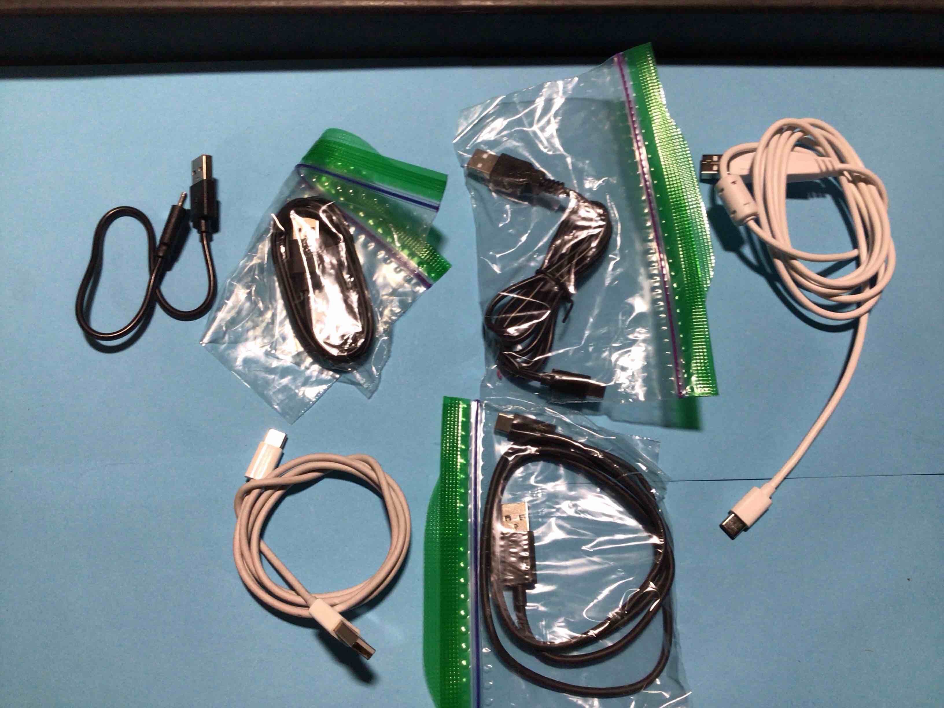 pack of 6 usb to usb-c cables