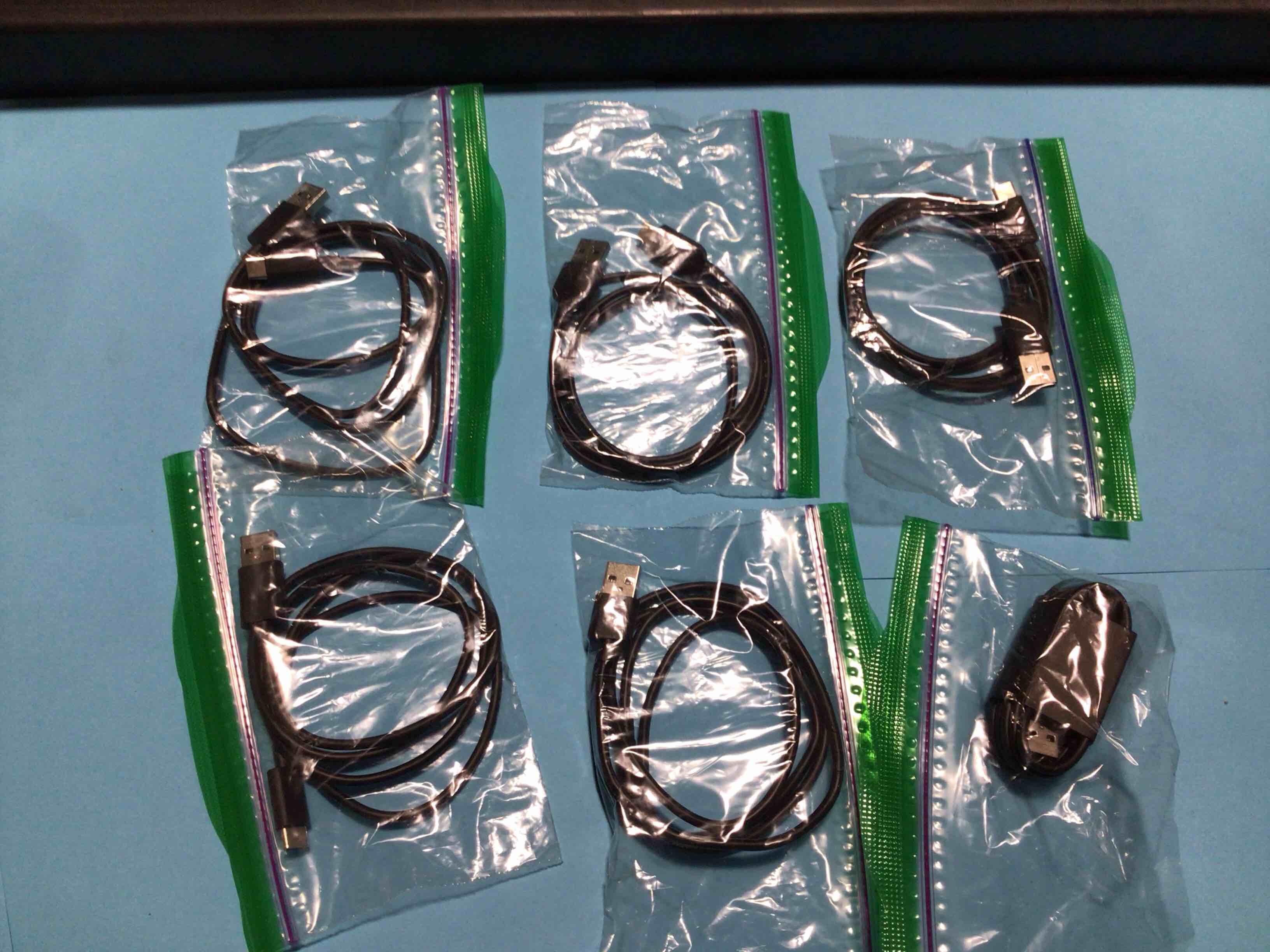 pack of 6 usb to usb-c cables