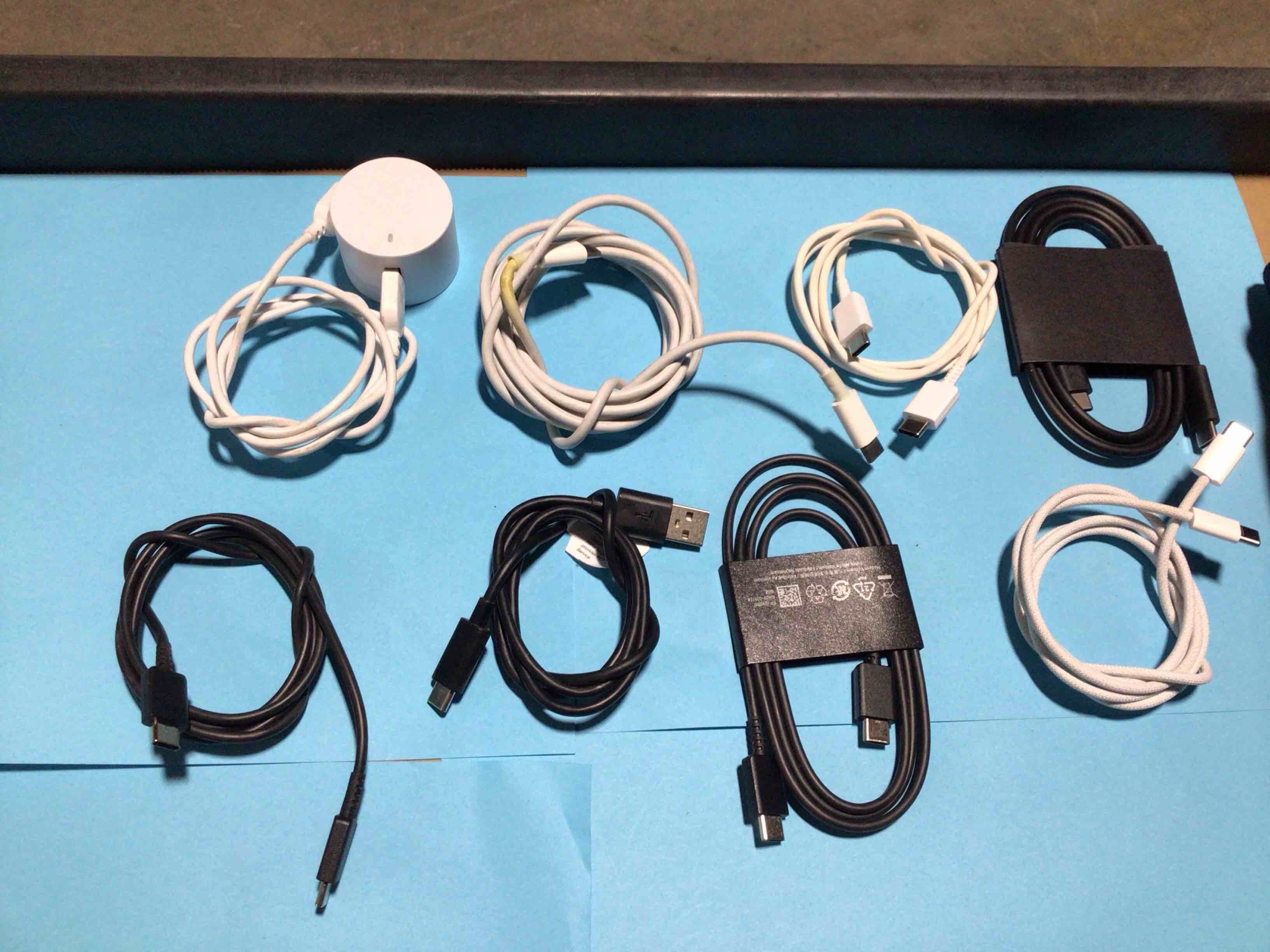 pack of 8 usb-c type cable 