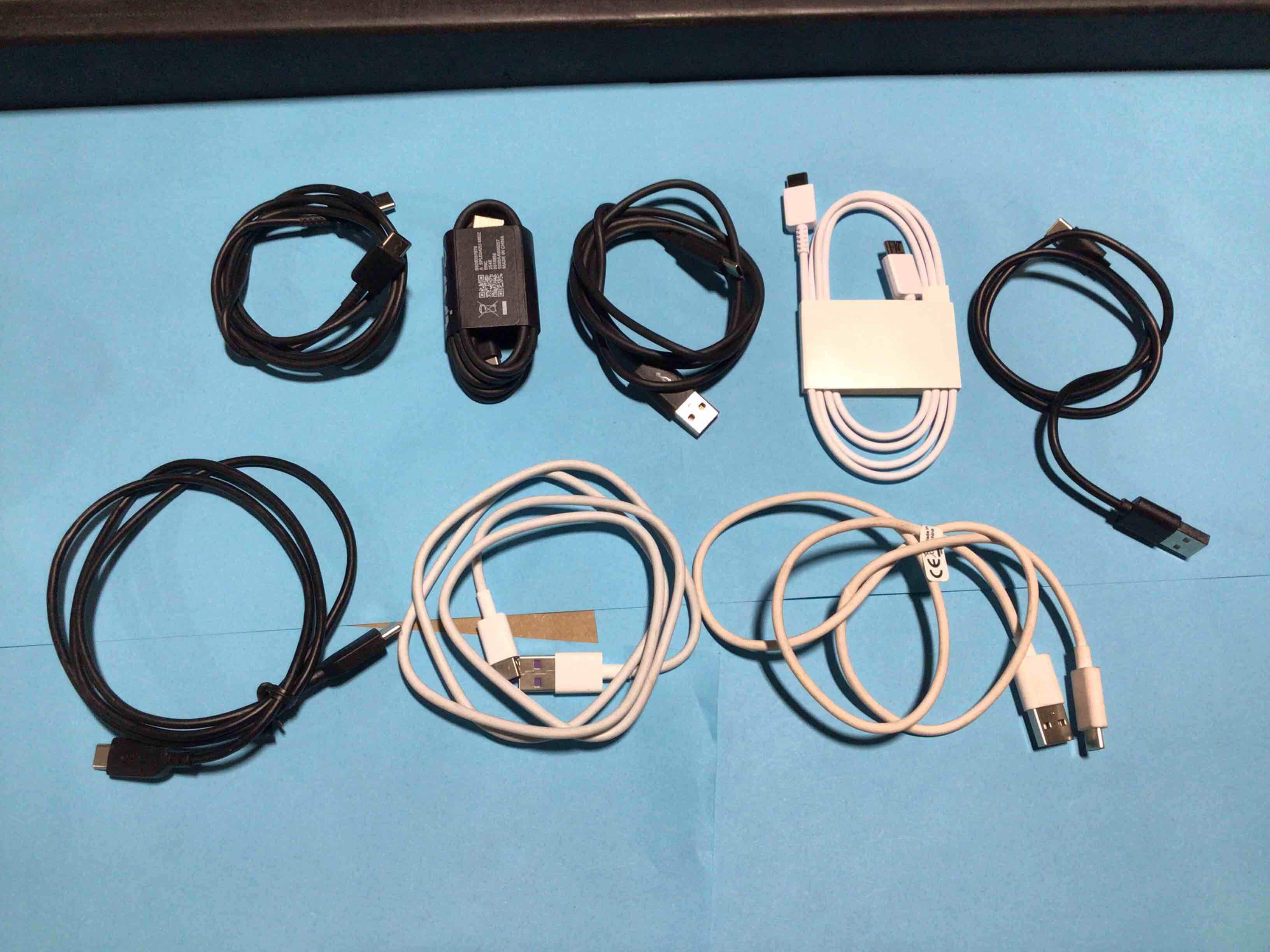 pack of 8 usb-c type cable 