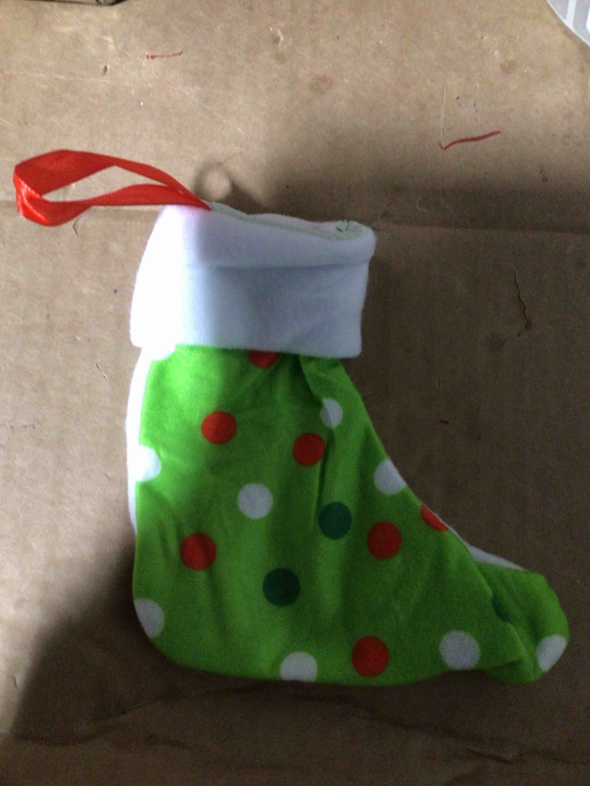 Condition photo showing New/Like New for 24pcs 7.87 inch fleece Christmas tree green boots JAMNTOWER
