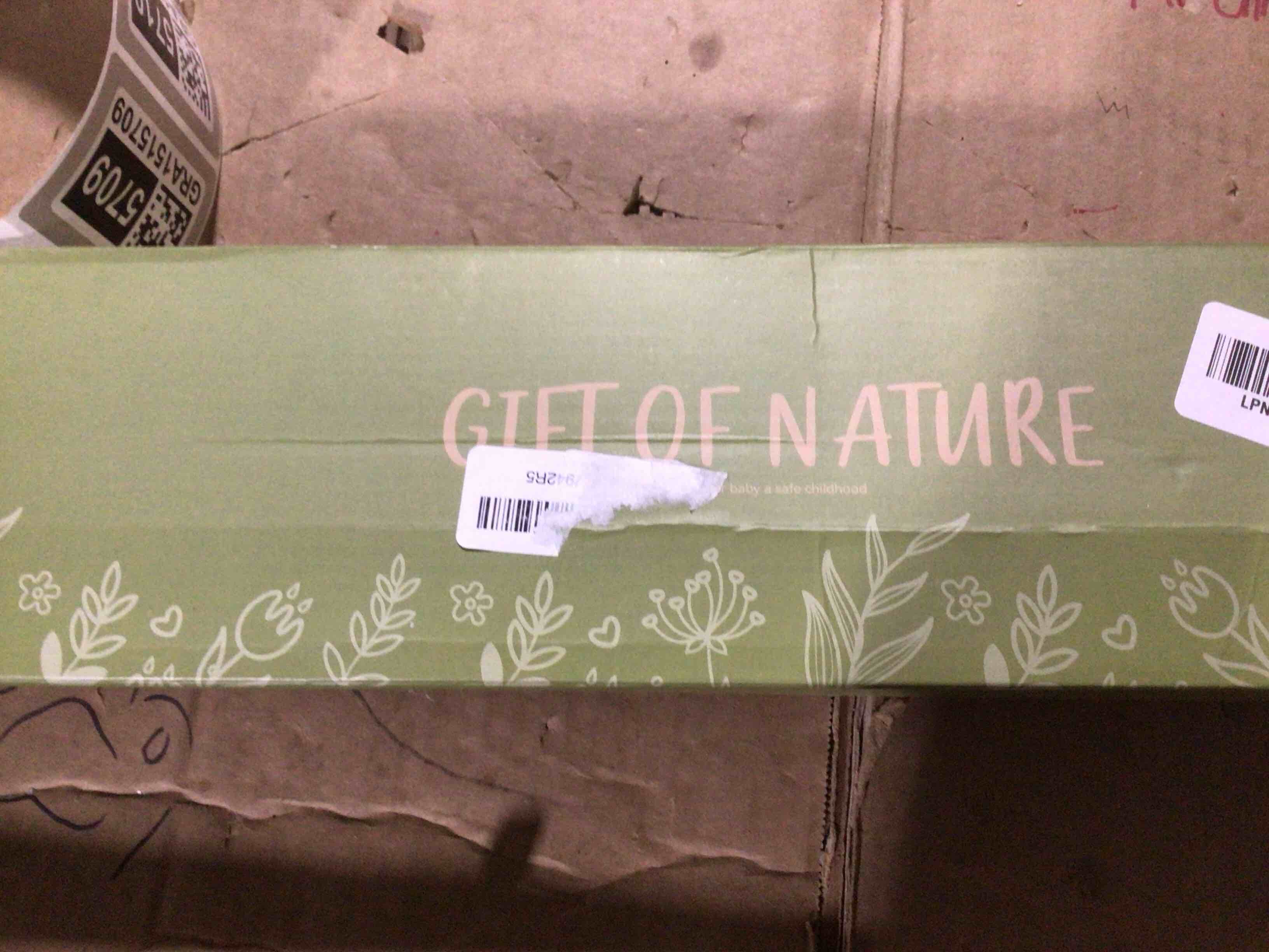 Condition photo showing New/Like New for BABY CRIB MOBILE ARM, ( gift of nature) wooden bay crib 