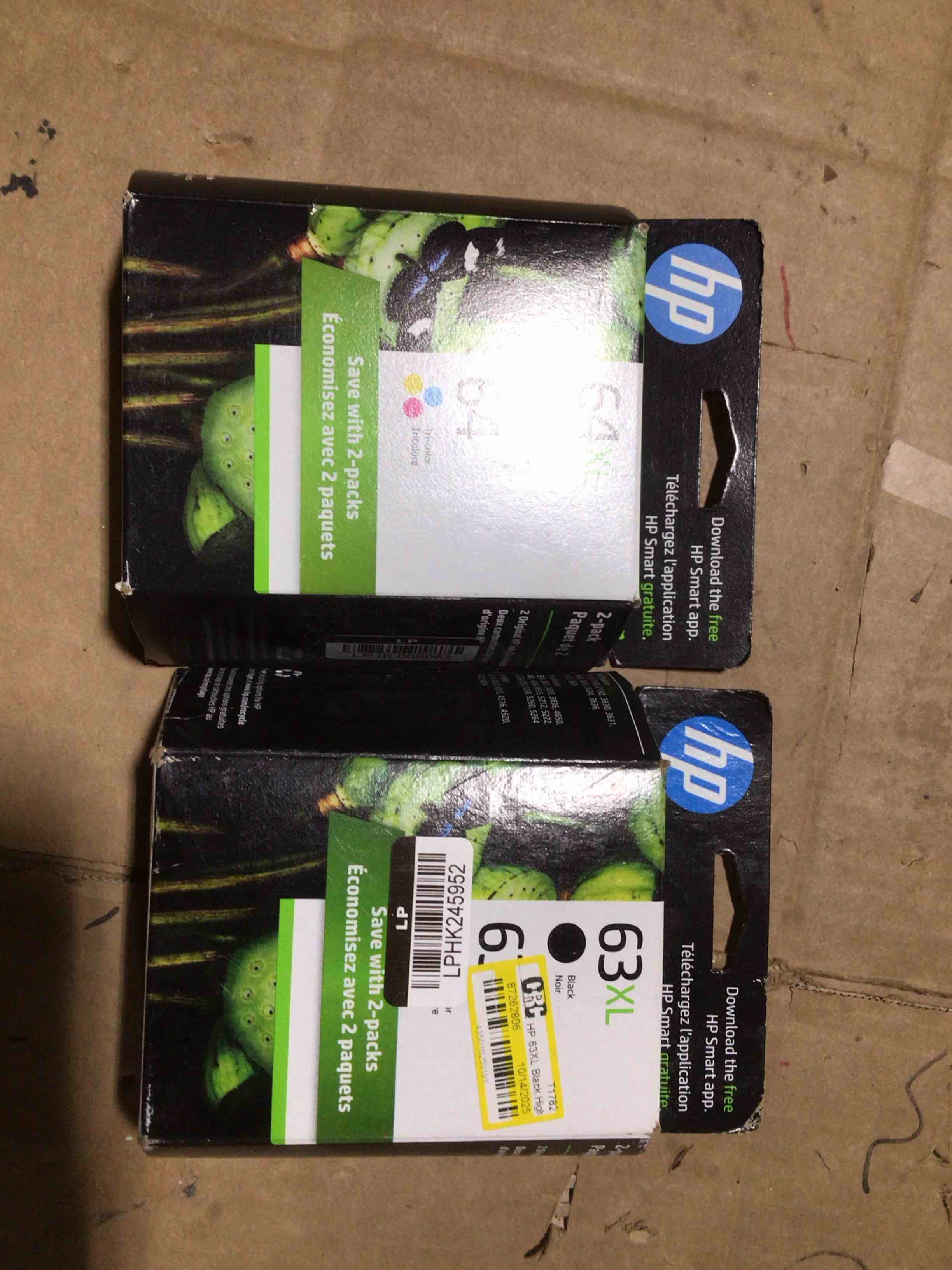 Condition photo showing New/Like New for 2PACK HP ORIGINAL CARTRIDGE 