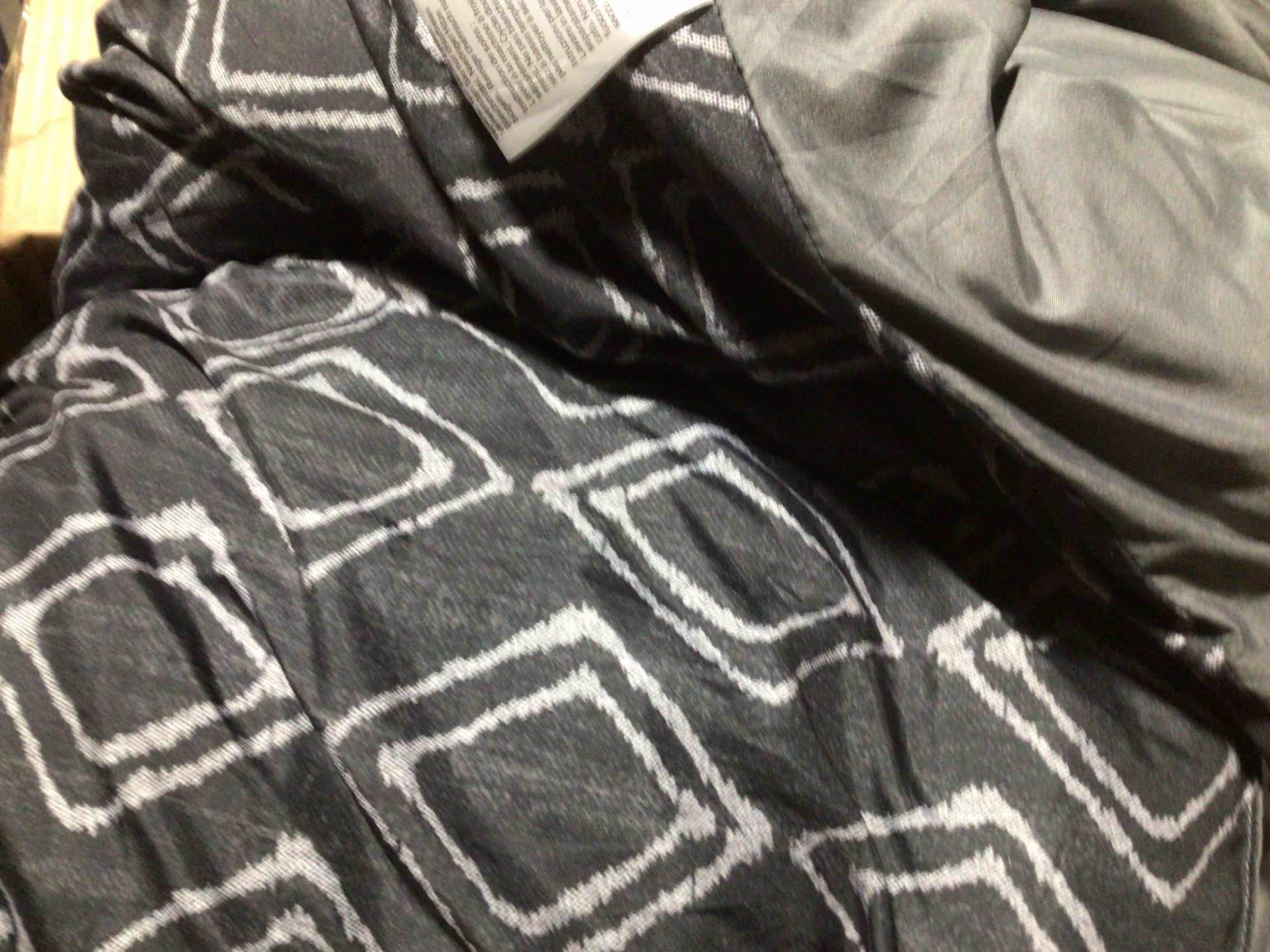 Condition photo showing New/Like New for Black, gray, bohemian-style quilt comforter set of microfiber (similar)