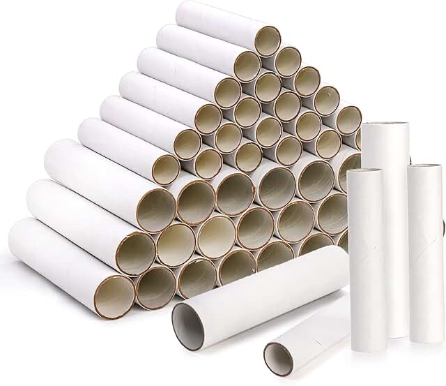 Cardboard tubes for crafts, empty toilet papers tubes for crafting DIY 