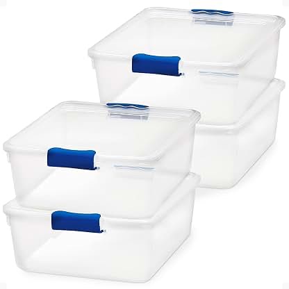   small plastic boxes, for storage purposes, kitchen (similar) 4 pcs with lids