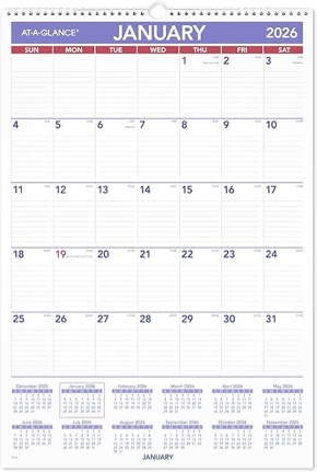 at a glance, calendar 2026 2 calendars