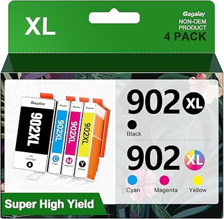 5 HIGH YIELD ORIGINAL HP INK CARTRIDGE 