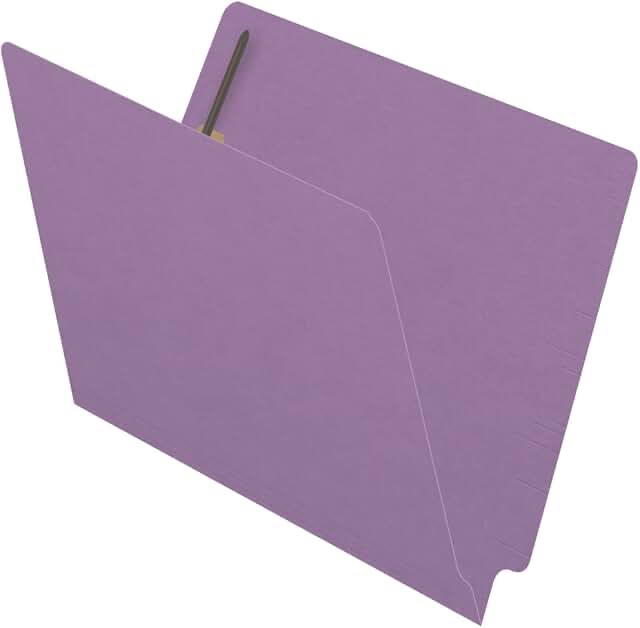 pendaflex end tab folders, 100 full tab purple 