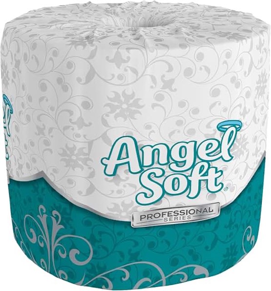 angel soft toilet paper rolls, 80 qt, 450 sheets