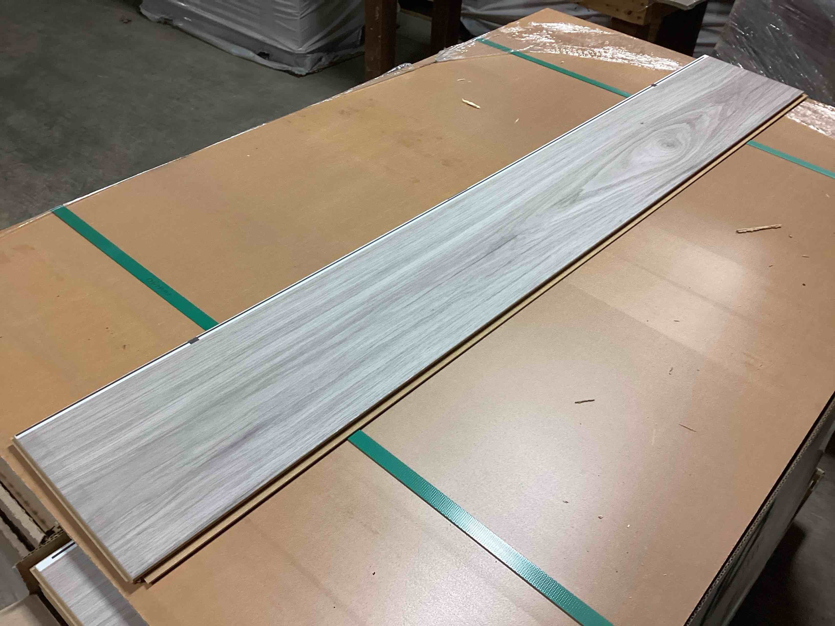 Condition photo showing As Is for 884.34 sq.ft. of 10mm laminate flooring, your bid per sq.ft