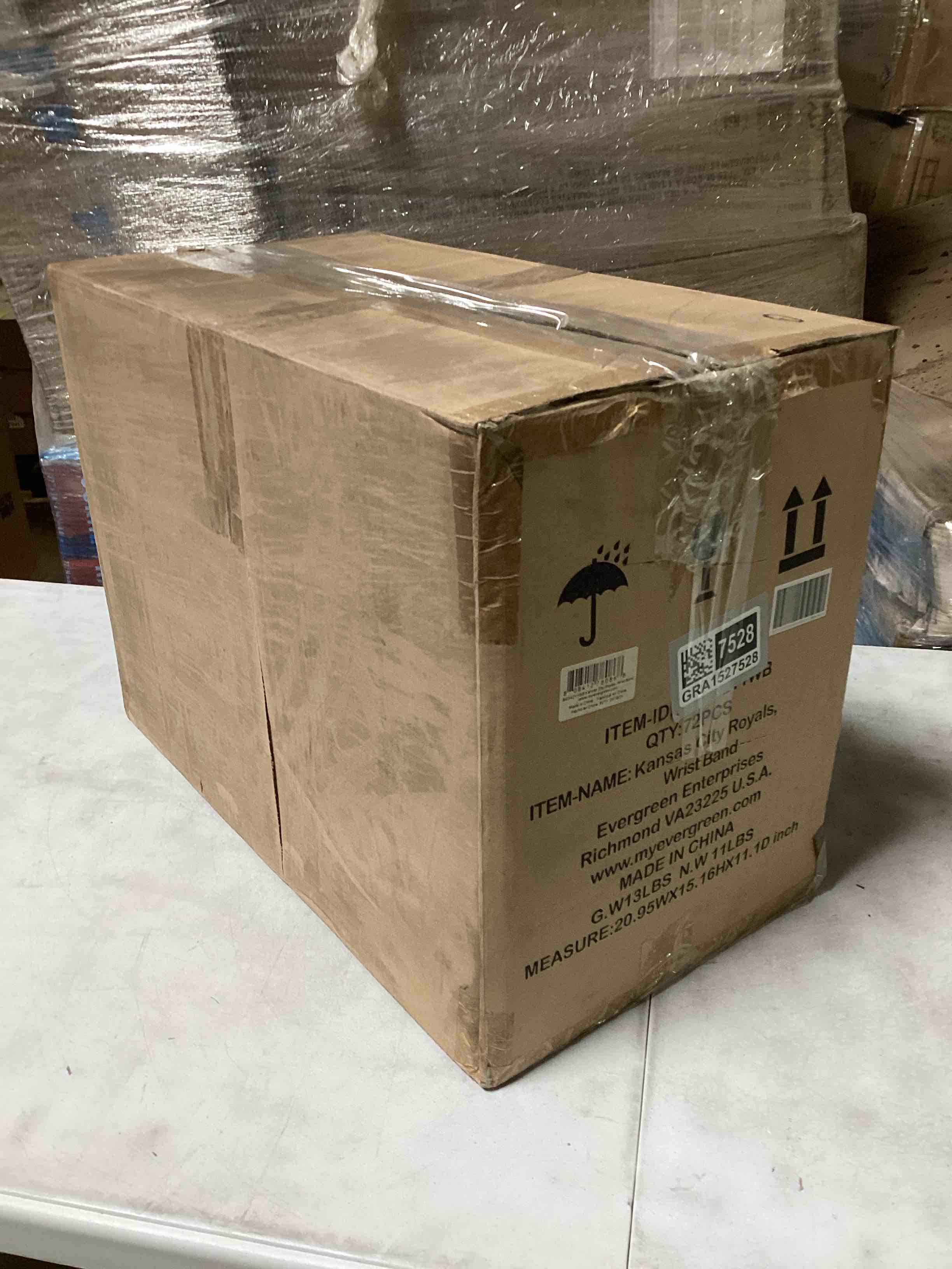 Condition photo showing Brand New for case of 60 kansas city royals z-fence z-band all natural mosquito/bug repellent wrist band