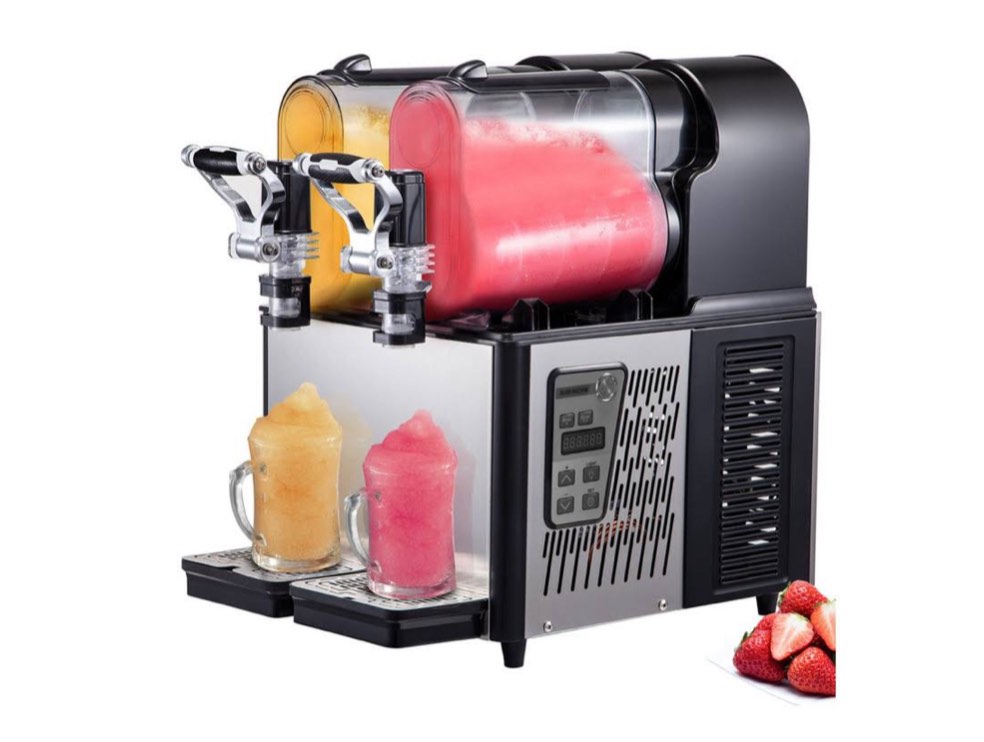 VEVOR Commercial Slushy Machine 3LX2 Tank Slush Drink Maker