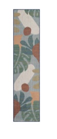 Kiersten Machine Woven Polypropylene Indoor / Outdoor Area Rug in Blue
