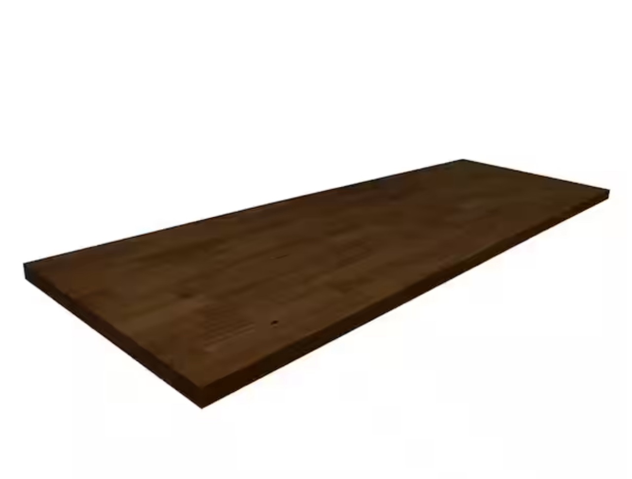 Hevea Prestain Espresso 6 Ft. L X 25 In. W X 1.5 In. T Finished  Butcher Block Countertop With Eased Edge