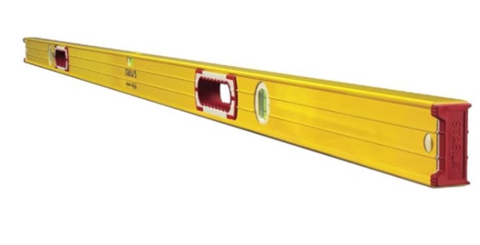 (Similar to stock photo)Stabila 37459 59-Inch builders level, High Strength Frame, Accuracy Certified Professional Level