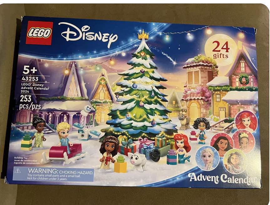 Disney Princess Advent Calendar 2024 43253 Building Kit (253 Pieces) by LEGO