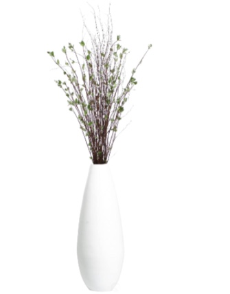 31.5" Bamboo Tall Floor Vase - Elegant Home Decor, Modern Accent Piece