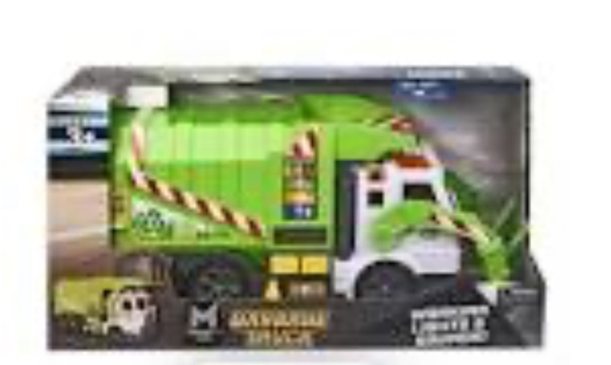 Member's Mark City Action Series - Green Garbage Truck