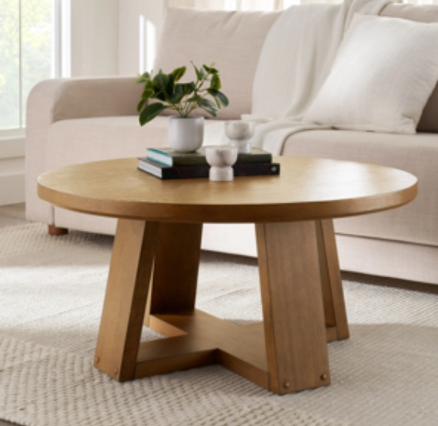  Better Homes & Gardens Ezra Coffee Table, Light Honey 