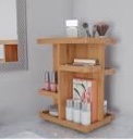 Makeup Organizer - Rotating Eco-Friendly Compact Modern Bamboo Skincare Cosmetic and Vanity Carousel for Bedroom, Bathroom, and Dorm by Lavish Home