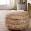 Teele 18" Wide Round Pouf Ottoman