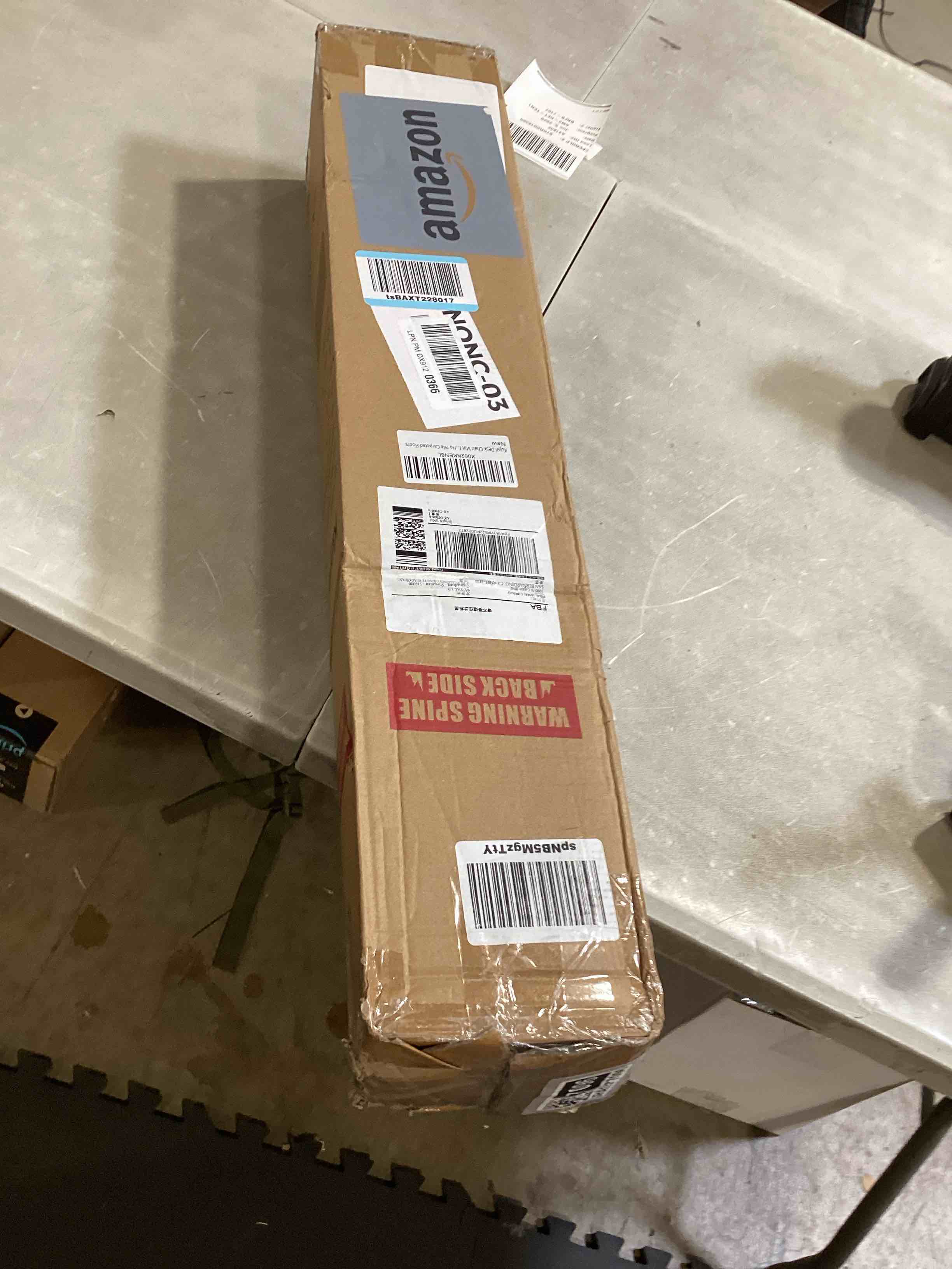 Kuyal Desk Chair Mat for Carpet, 30'' x 48'' Rectangle Transparent Mats