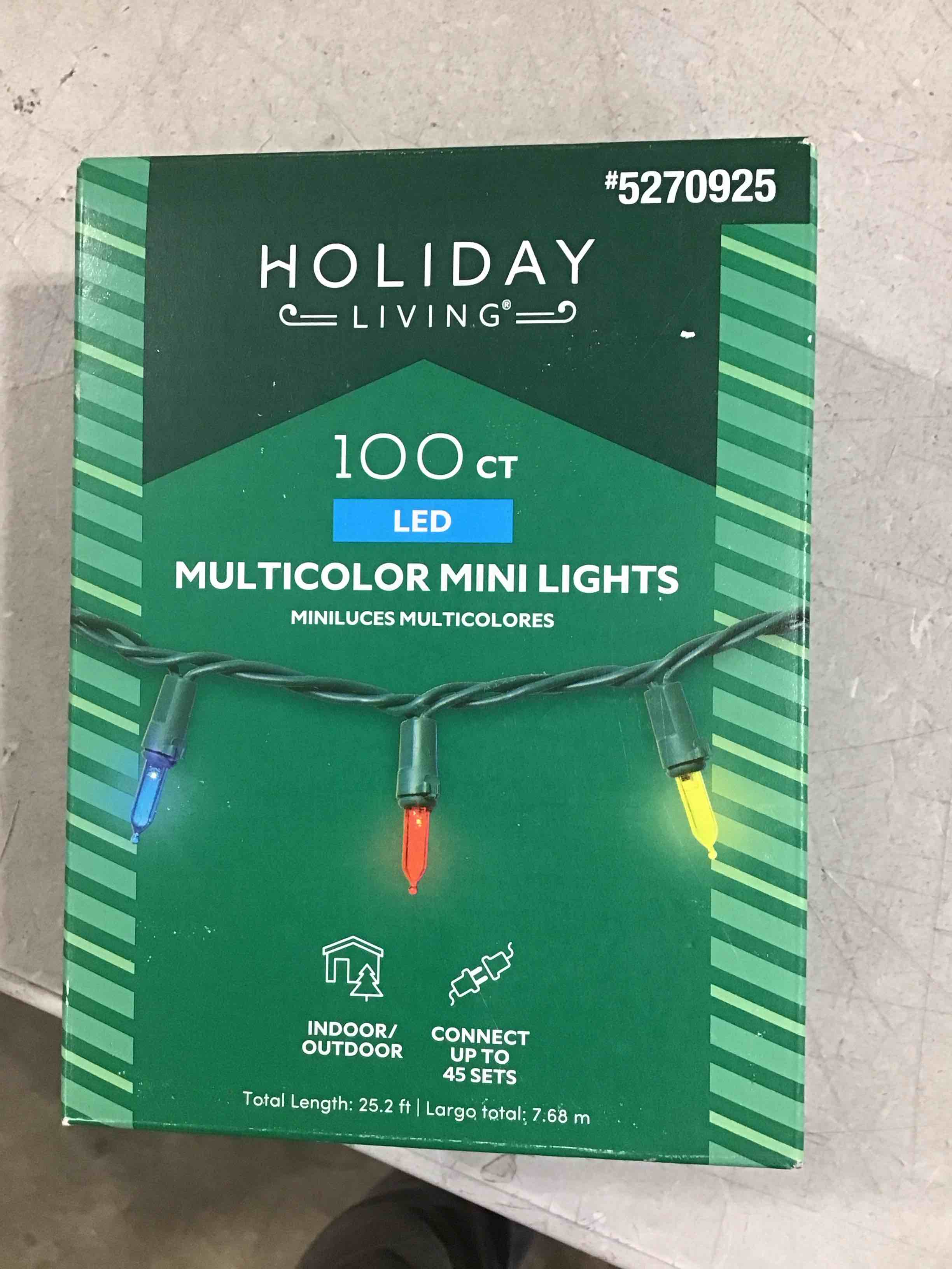 Holiday Living 100 Ct Led Multicolor Mini-lights