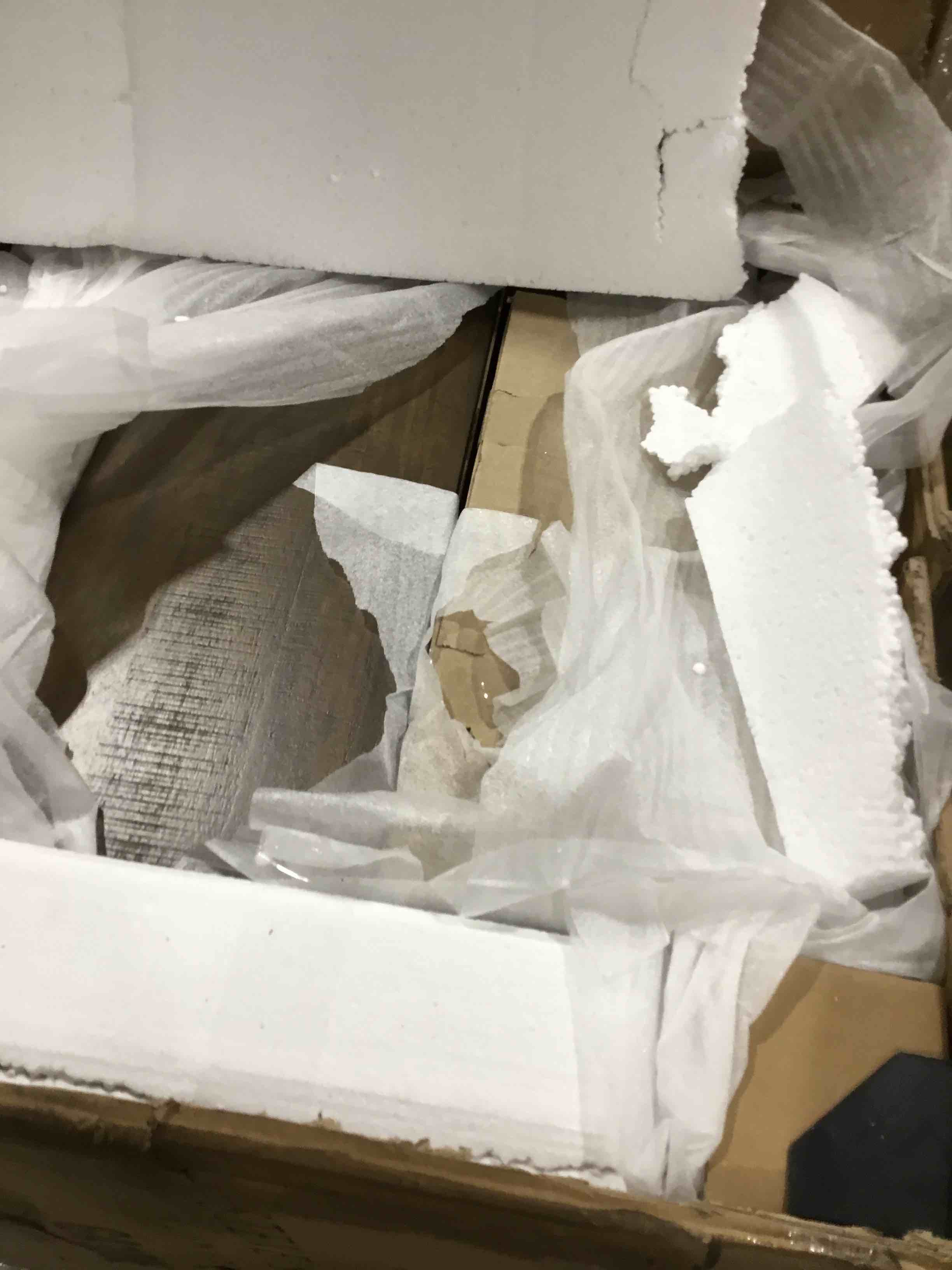 Garland 24" Glass Top End Table