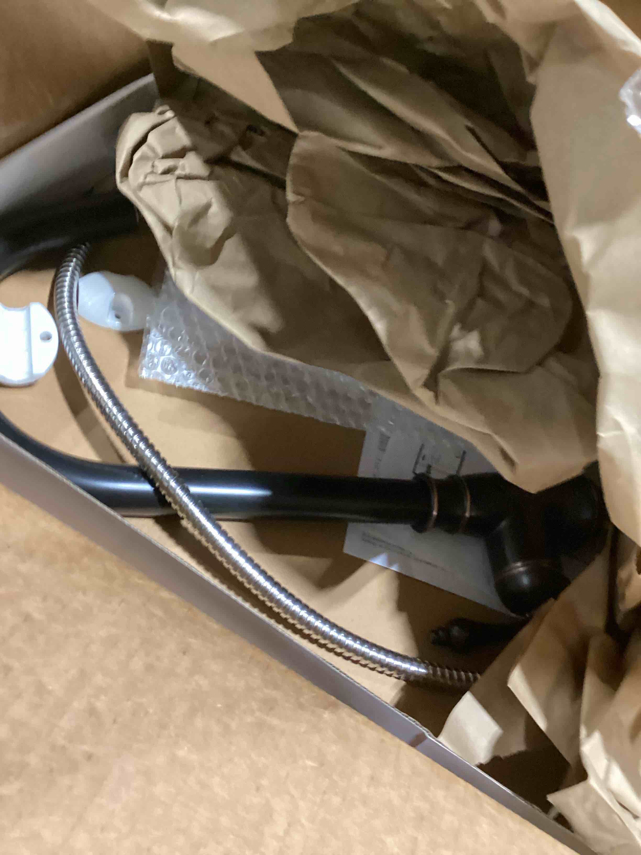 Single Handle Pull Down Kitchen Faucet with Optional Soap/Lotion Dispenser