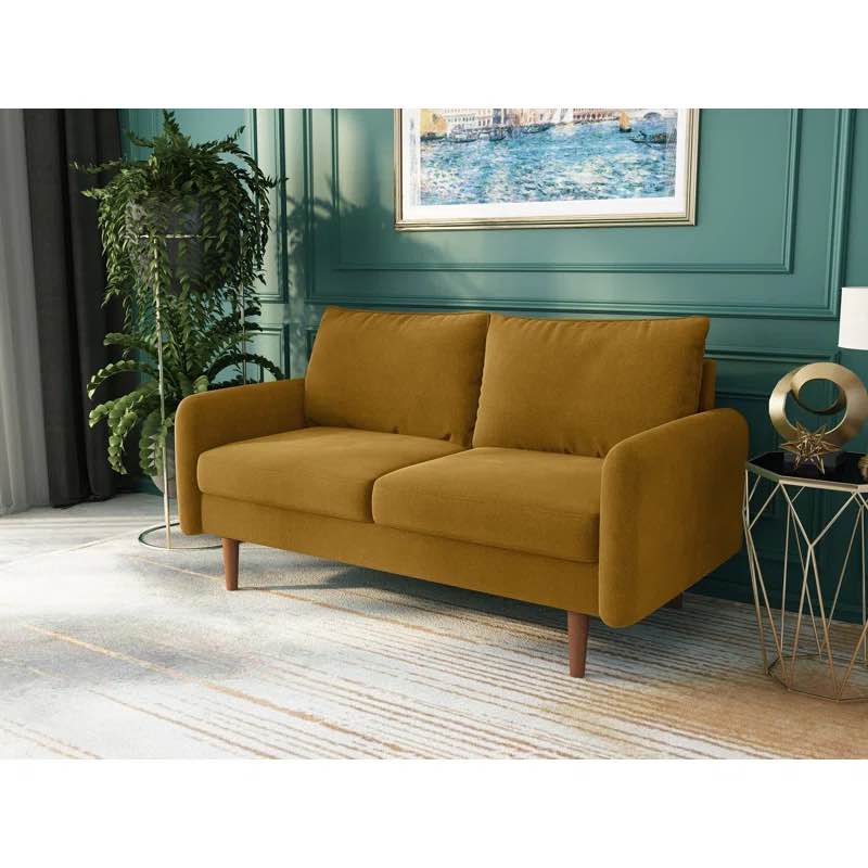 Cococon 58.9" Square Arm Loveseat