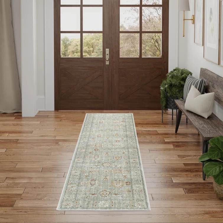 Pierluigi Oriental Rust Area Rug