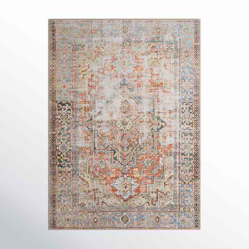 Skye Oriental Terracotta Area Rug