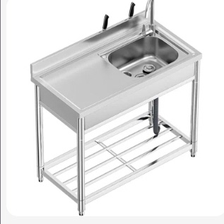 Stainless Steel Kitchen Sink Free Standing Commercial Restaurant Kitchen Sink