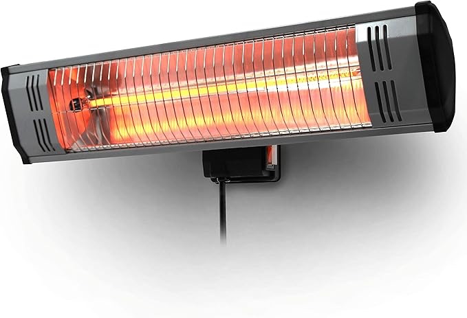 Heat Storm Tradesman 1500-Watt Electric Outdoor Infrared Quartz Portable Space Heater with Wall/Ceiling Mount