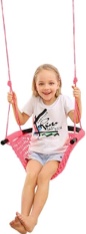 JKsmart Swing Seat for Kids Heavy Duty Rope Play Secure Children Swing 