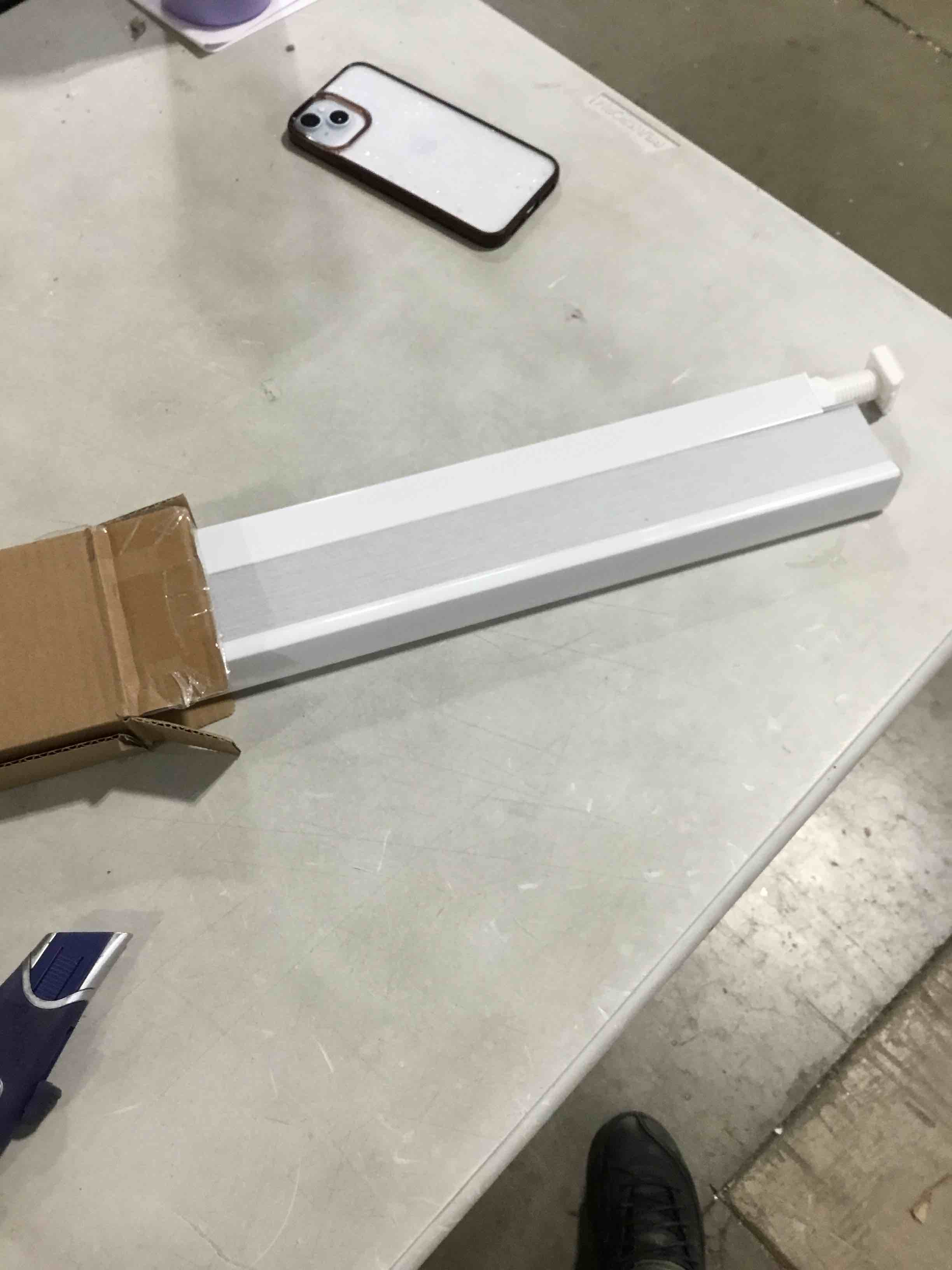 Custom Cordless 1" Mini Blind White 21.5" W x 36" L