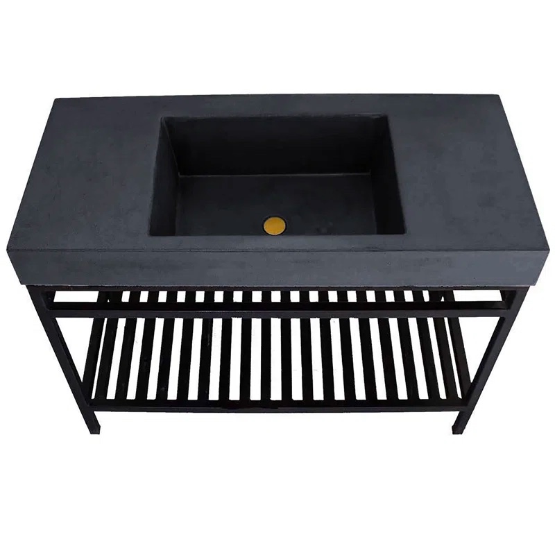 36'' Single Bathroom Vanity with Concrete Top