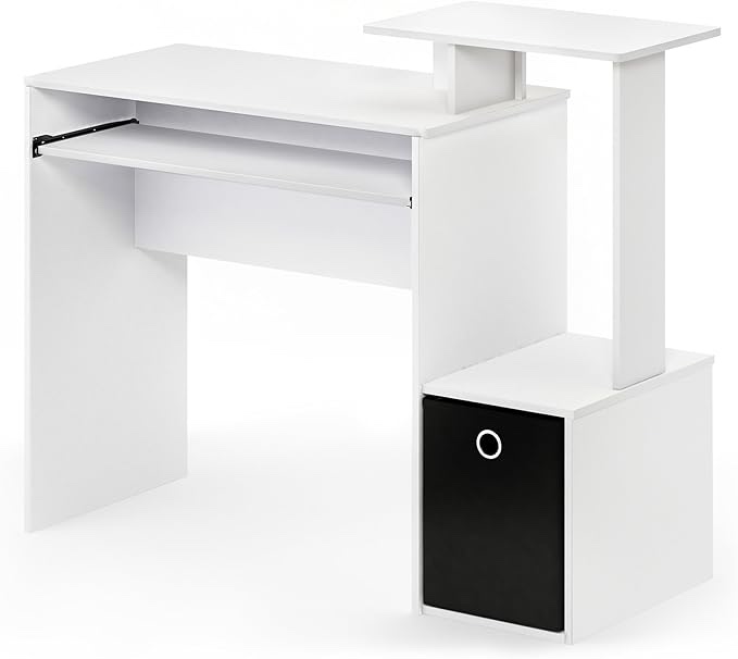 furinno computer/writing desk with bin