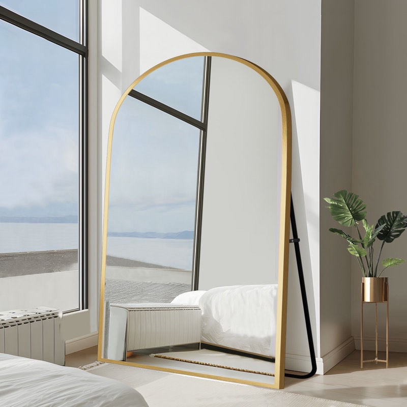 Krehbiel Metal Arch Wall Mirror