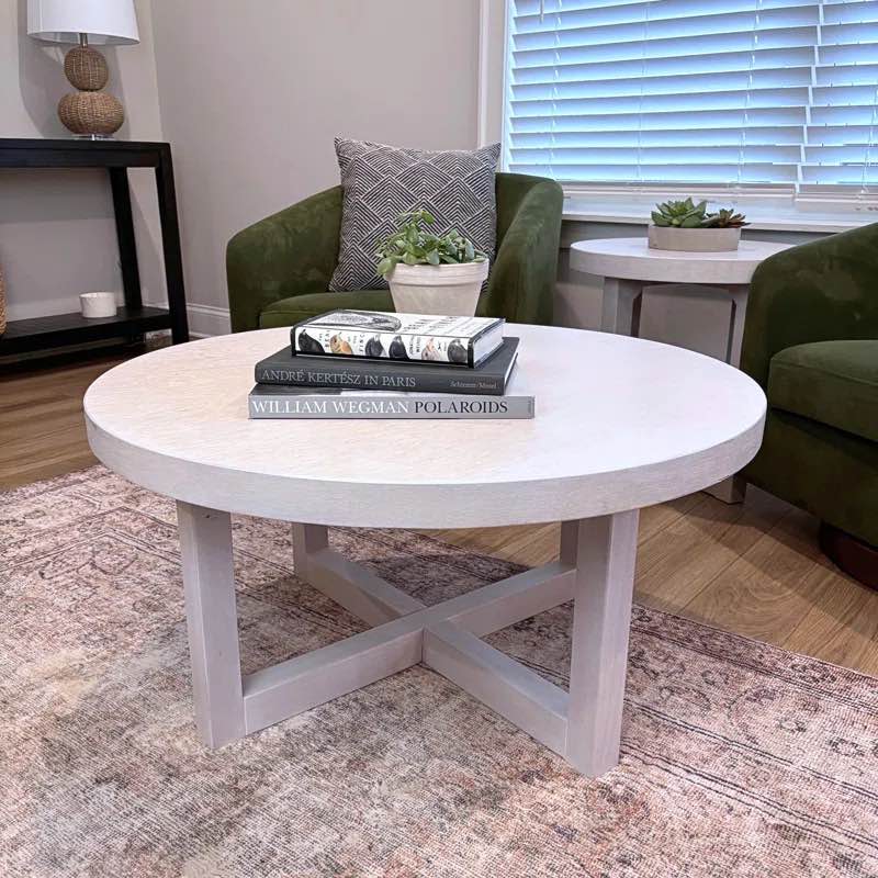 Adelia Cross Legs Coffee Table