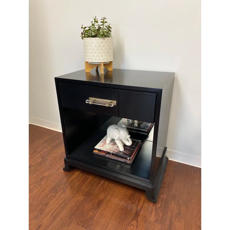 Spencer 30'' W Solid Wood Nightstand