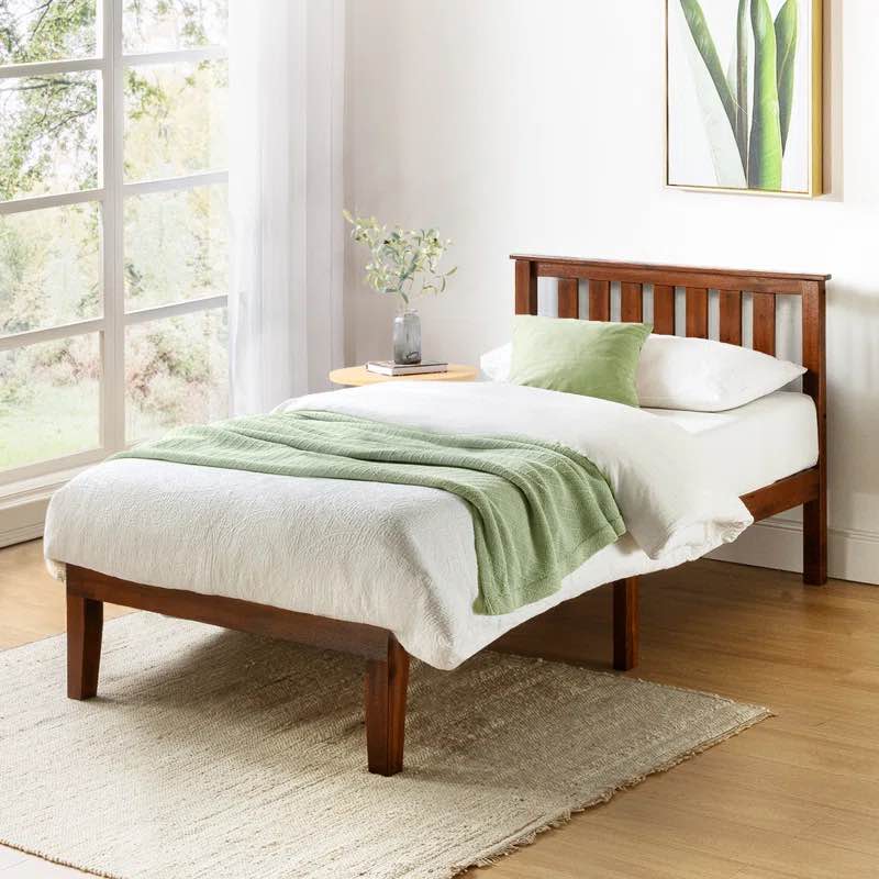Travie Solid Wood Slat Bed