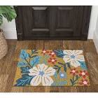 allen + roth 2 X 3 (ft) Indoor/Outdoor Floral/Botanical Throw Rug