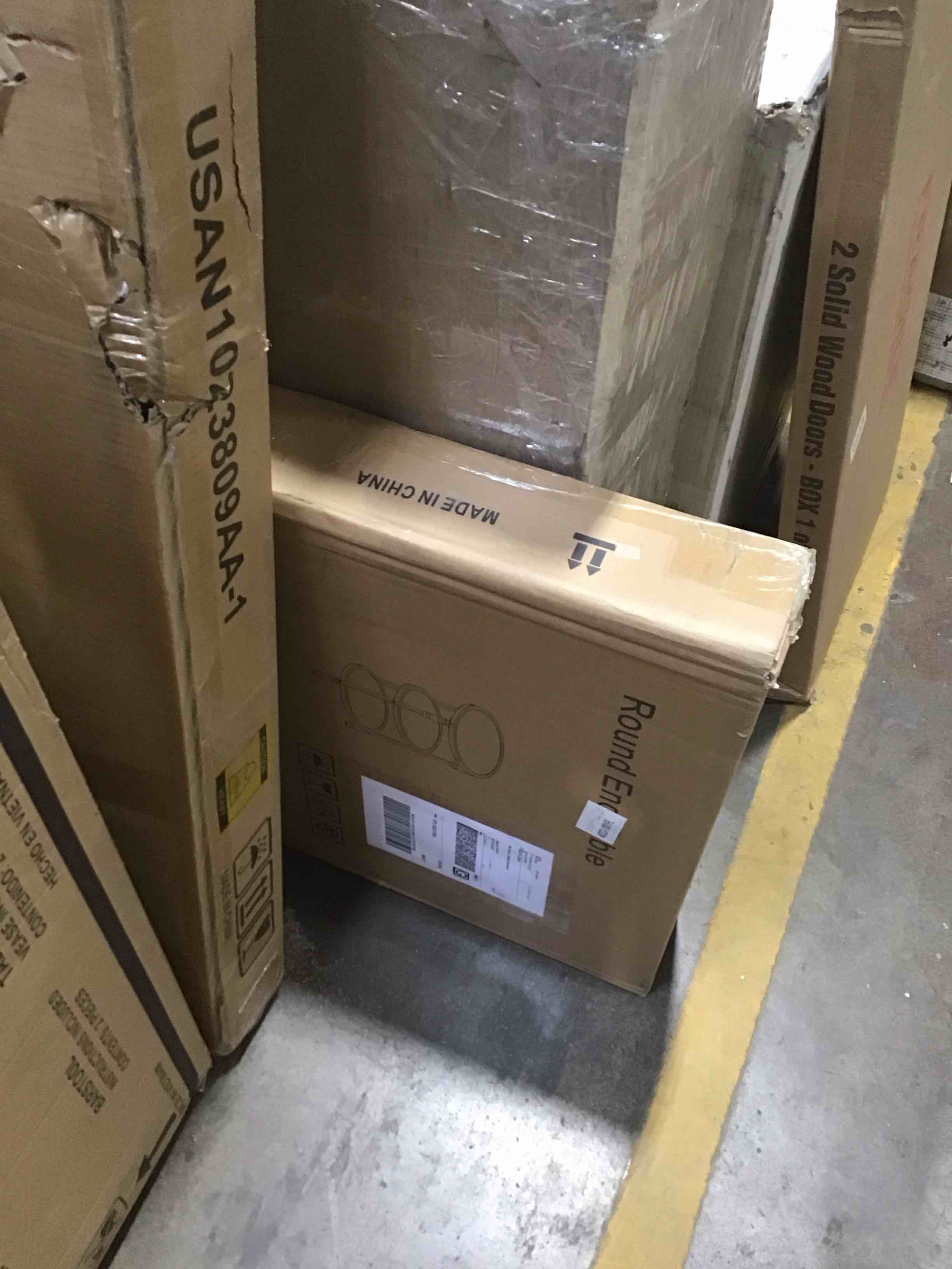 Round End Table, 3-Tier Side Table Living Room Accent Table With Storage Shelf And Metal Industrial Wood Bed Side Table/Night Stand For Bedroom, Small Spaces, Rustic Brown (Style 02-Brown)