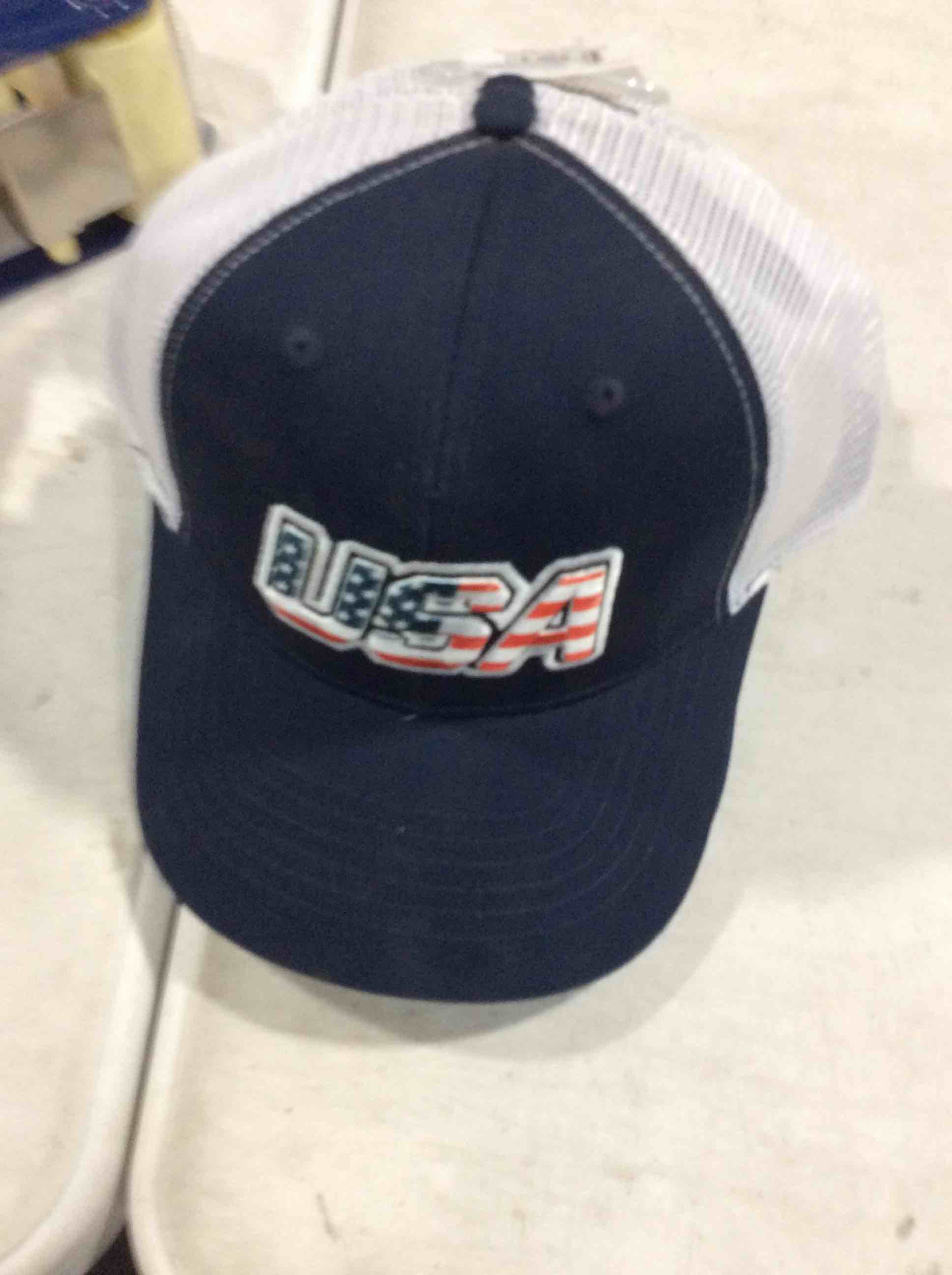 USA hat navy mesh