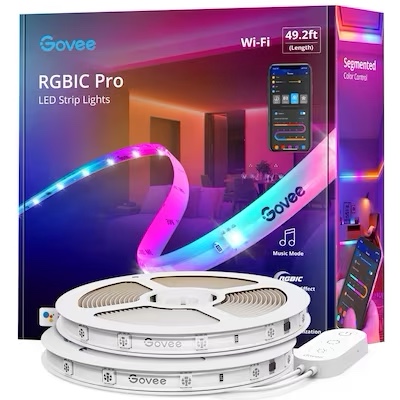 govee rgbic pro led strip lights 49.2 ft