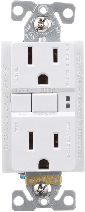15a 125v gfci receptacle