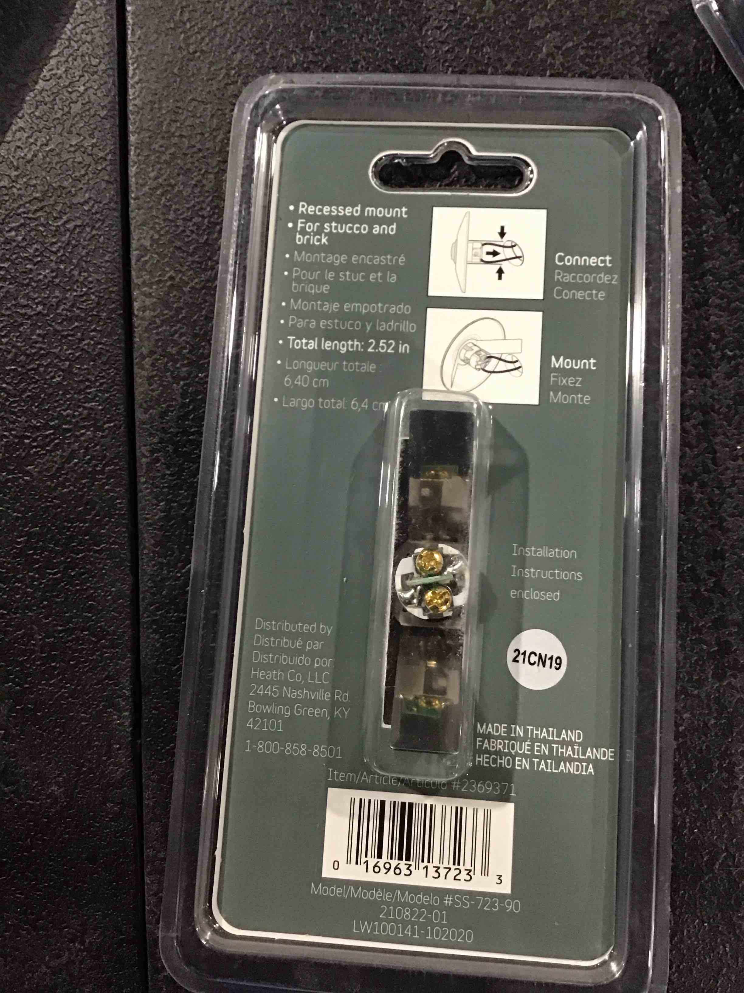 wire cable con cable lighted button